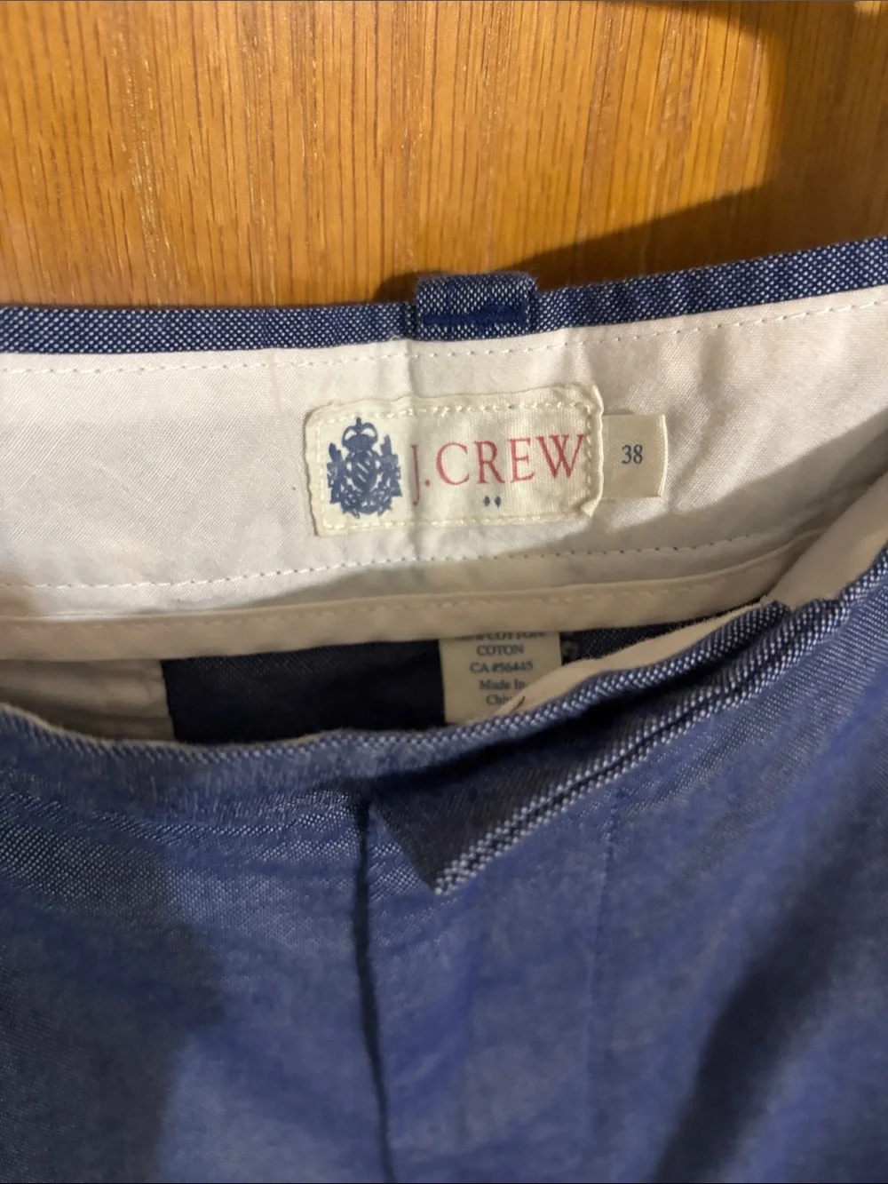 J. Crew Navy Flat-Front Cotton Blend Shorts100%cotton size 38